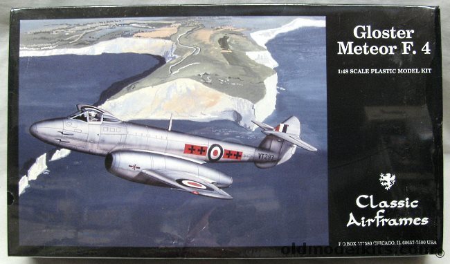 Classic Airframes 1/48 Gloster Meteor F.4, 477 plastic model kit